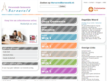 Tablet Screenshot of hervormdbarneveld.nl